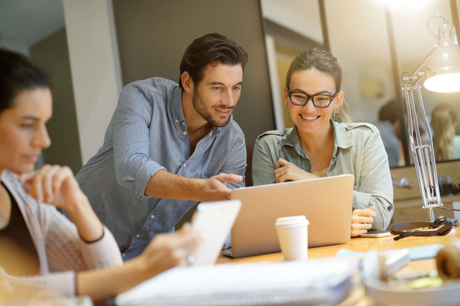 colaboración en espacios de coworking