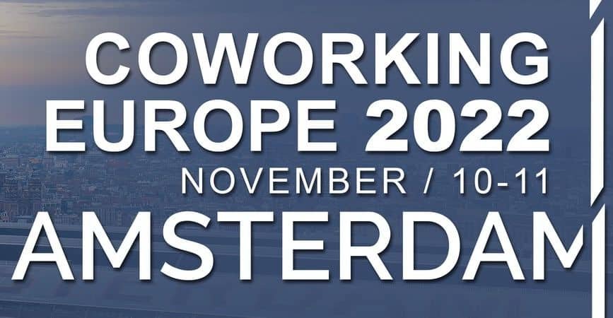 Coworking Europe 2022 se celebrará en noviembre en Ámsterdam